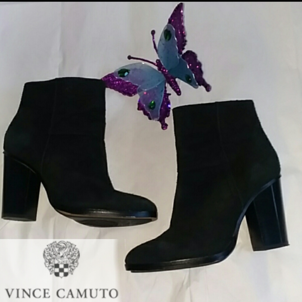 Vince Camuto Black Ankle Boots